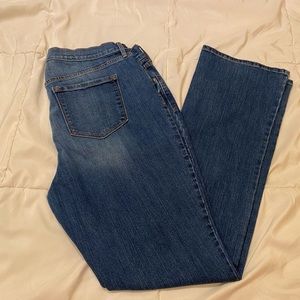 Old Navy bootcut jeans, 16 long, medium wash